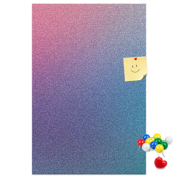 Cork Note Board Abstract gradient