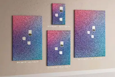 Cork Note Board Abstract gradient