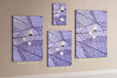 Leaf structured cork note board
