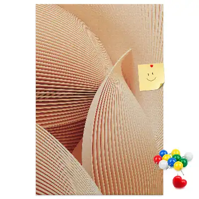 Cork pin board Subtle pattern