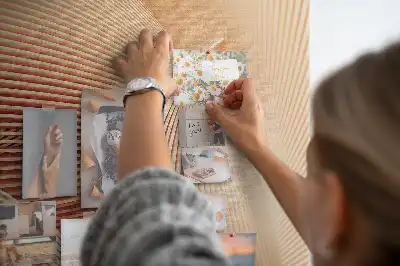 Cork pin board Subtle pattern