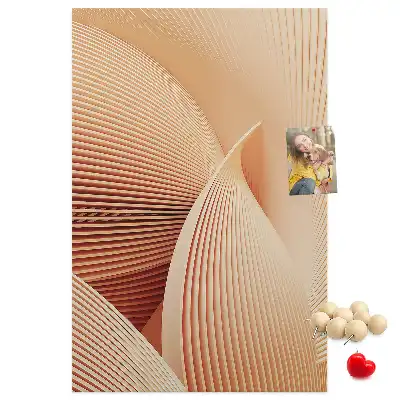 Cork pin board Subtle pattern