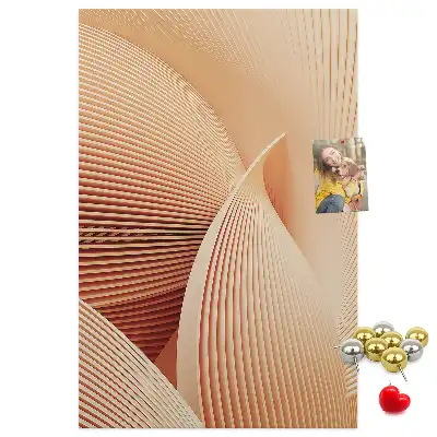 Cork pin board Subtle pattern