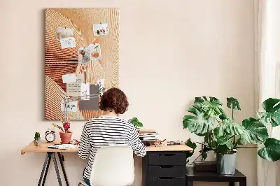 Cork pin board Subtle pattern