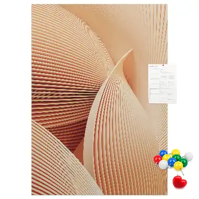 Subtle pattern cork pin board