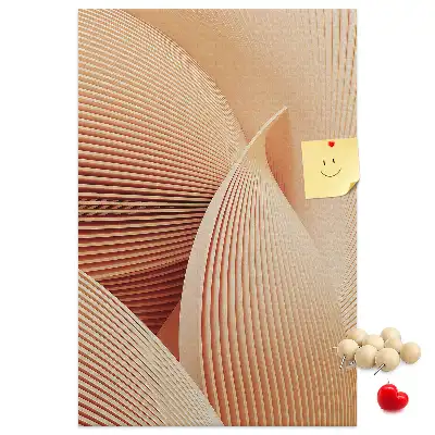 Cork pin board Subtle pattern