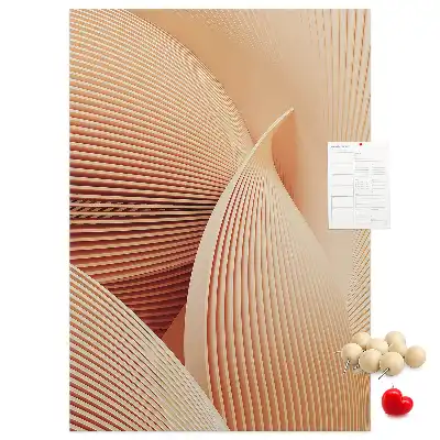 Subtle pattern cork pin board