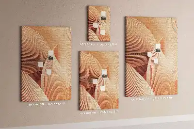 Subtle pattern cork pin board