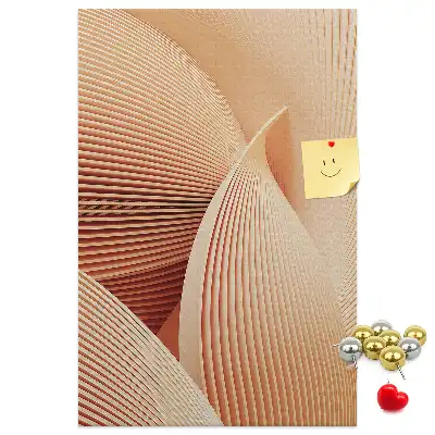 Cork pin board Subtle pattern