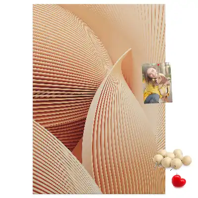 Cork pin board Subtle pattern