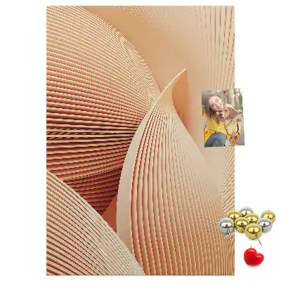 Cork pin board Subtle pattern