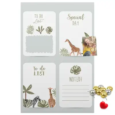 Wall cork memo board To-do list planner