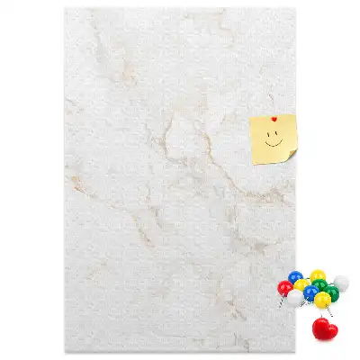 Cork pin board Stylish marble