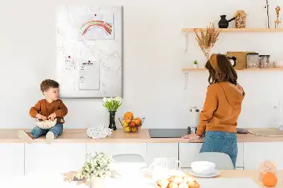Cork pin board Stylish marble