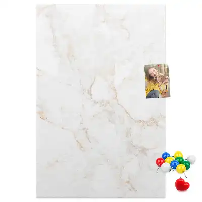 Cork pin board Stylish marble