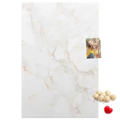 Cork pin board Stylish marble