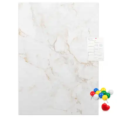 Cork pin board Stylish marble