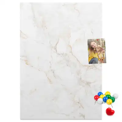 Cork pin board Stylish marble