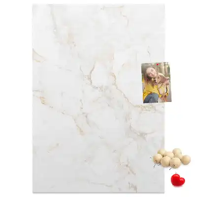 Cork pin board Stylish marble