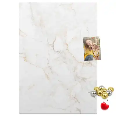 Cork pin board Stylish marble