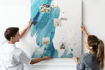 Cork Note Board The art of painting