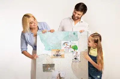 Pastel stained cork pin board