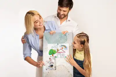 Pastel stained cork pin board