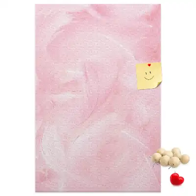 Cork Note Board Subtle feathers