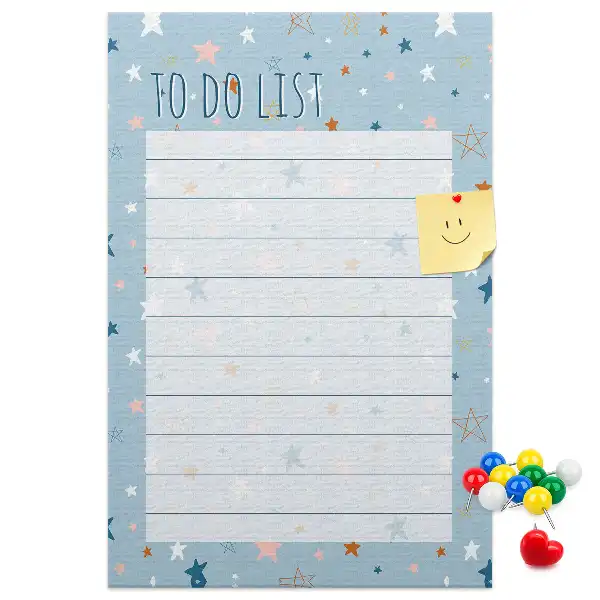 Cork Memo Board To-Do List