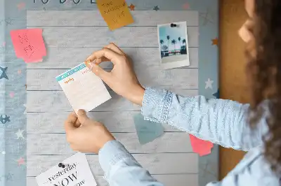 Cork Memo Board To-Do List