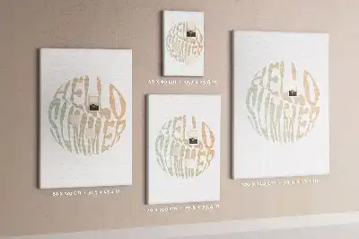 Wall cork memo board with Welcome to summer inscription