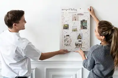 30 Day Challenge wall cork memo board