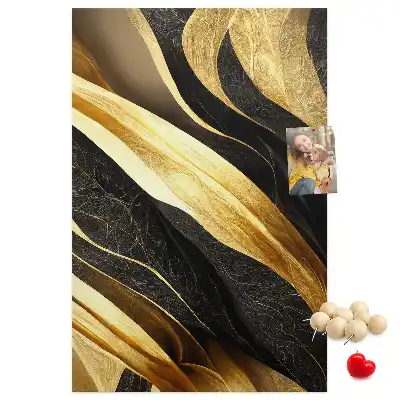 Abstract lines cork pin board