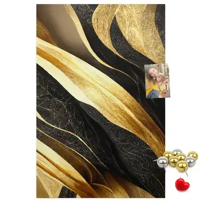 Abstract lines cork pin board