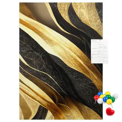Abstract lines cork pin board