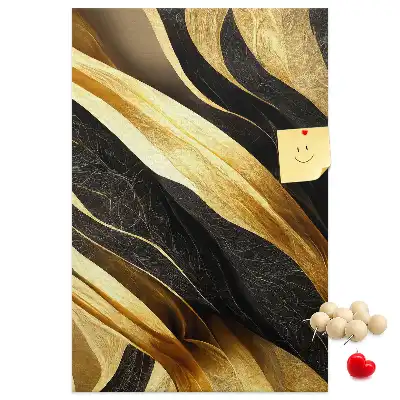 Abstract lines cork pin board