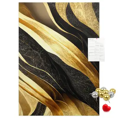 Abstract lines cork pin board