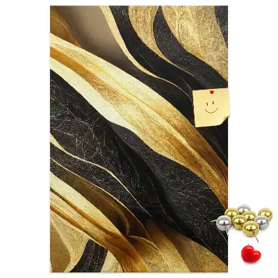 Abstract lines cork pin board