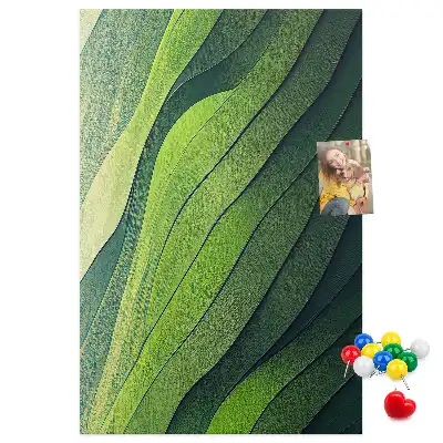 Cork pin board Natural landscape lines