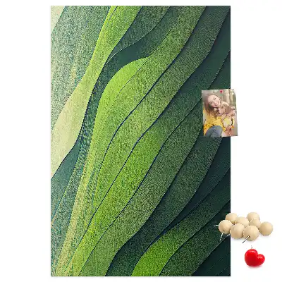 Cork pin board Natural landscape lines