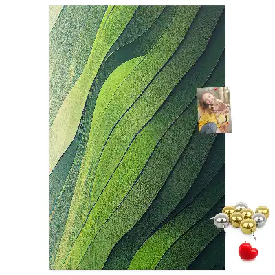 Cork pin board Natural landscape lines