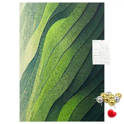 Natural landscape lines cork pin board