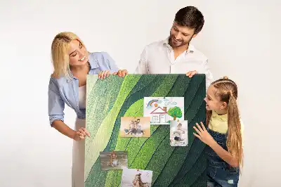 Cork pin board Natural landscape lines