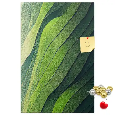 Cork pin board Natural landscape lines