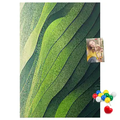 Cork pin board Natural landscape lines