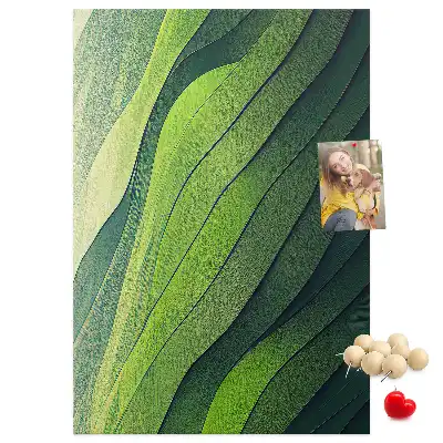 Cork pin board Natural landscape lines