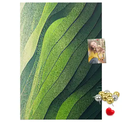 Natural landscape lines cork pin board