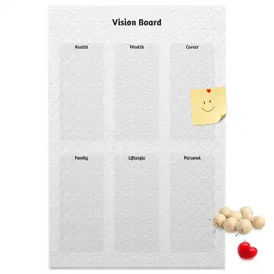 Map of Dreams Cork Note Board