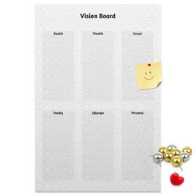 Map of Dreams Cork Note Board