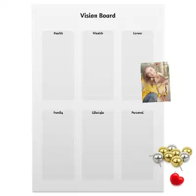 Map of Dreams Cork Note Board